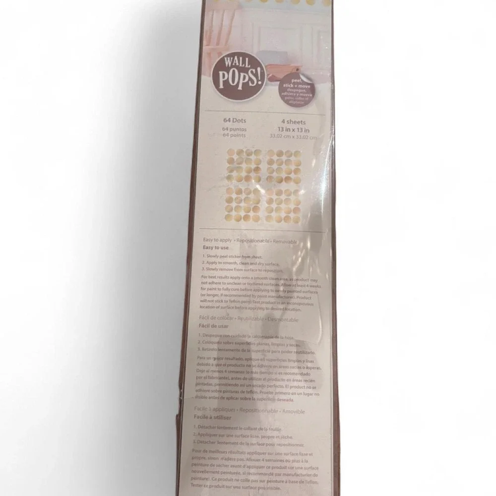Brand new 2 boxes of 64 gold dots, 128 total